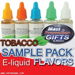 Hengsen brand 6mg nicotine TOBACCO e-liquid FLAVOR SAMPLE PACK - 40 FLAVORS - ONLY 49.8 usd with FREE SHIPPING