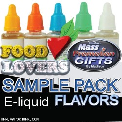 Hengsen brand 11mg nicotine food lovers -liquid  FLAVOR SAMPLE PACK - 40 x 1 of each FLAVOR - ONLY 49.8usd FREE SHIPPING