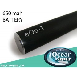 cheapest EGO-T e-cigarette 650mah battery with 5 clicks protect system 6 pieces Free shipping worldwide