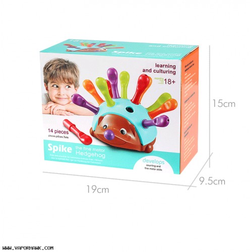 (3Kits) Children's Concentration Training Fine Hand-eye Coordination hedgehog kindergarten early Education Enlightenment Cognition Free shipping