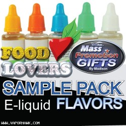Hengsen brand 0mg nicotine food lovers -liquid  FLAVOR SAMPLE PACK - 40 x 1 of each FLAVOR - ONLY 49.8usd FREE SHIPPING