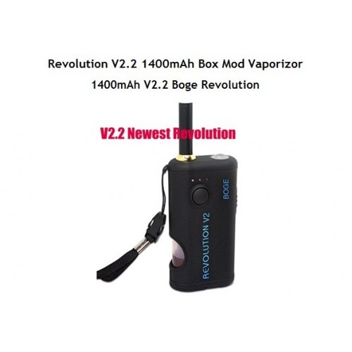 cheap Revolution V2.2 1400mAh Box Mod Vaporizor 1 set only 45.8 USD FREE SHIPPING