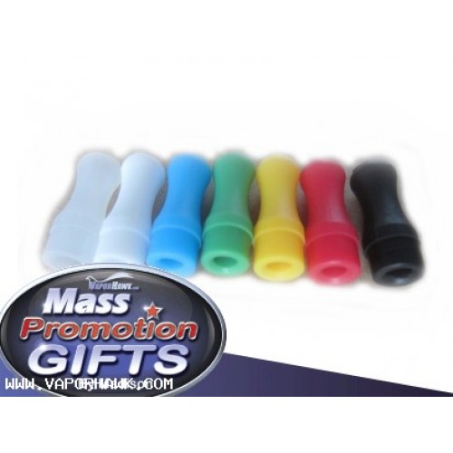 cheap 510 - 901 silicon e cig drip tips 400pc x 0.35usd FREE SHIPPING World Wide