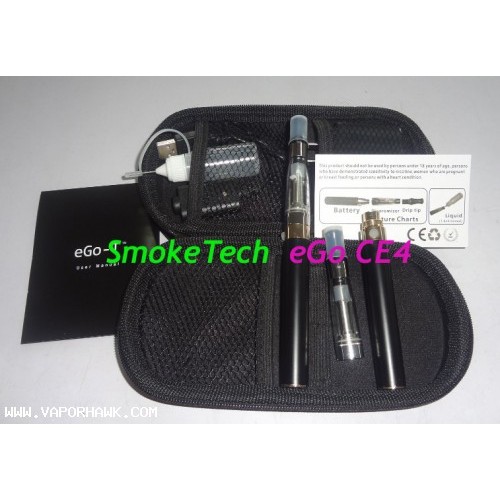 Promotion EGO CE4 clearomizer 650mah electronic cigarette -eGo Portable Leather Case starter kit 1setx 30.2USD Free Shipping