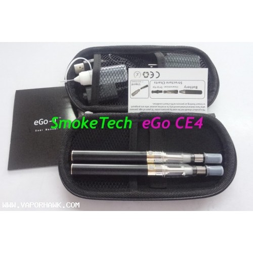 Promotion EGO CE4 clearomizer 650mah electronic cigarette -eGo Portable Leather Case starter kit 1setx 30.2USD Free Shipping