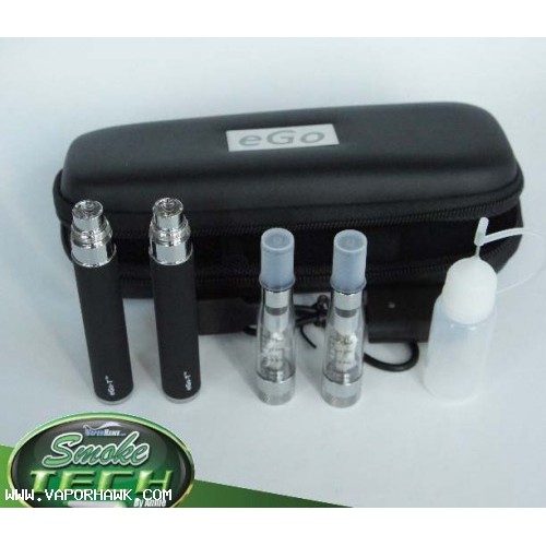 Wholesale Auto EGO-T+CE6 replacement coil clearomizer 1100mah electronic cigarette -eGo Portable Leather Case starter kit 1 x 33.2USD Free Shipping