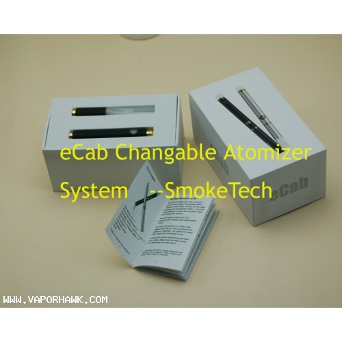 Newest 330mAh eCab Electronic Cigarette with Changable Atomizer Head system 10kit x 31 USD Free Shipping