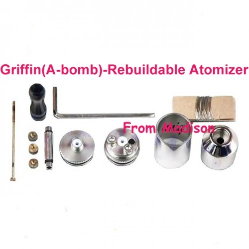 Newest 3.5ml DID Griffin A-bomb Rebuildable Atomizer Tank 20set x 12.8usd Free Shipping