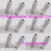 Cheapest 2.4ML T2 Clear Atomizer with Replacement Coil 10PC X 4.38USD FREE SHIPPING