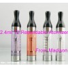 Cheapest 2.4ML T2 Clear Atomizer with Replacement Coil 60PC X 3.8USD FREE SHIPPING