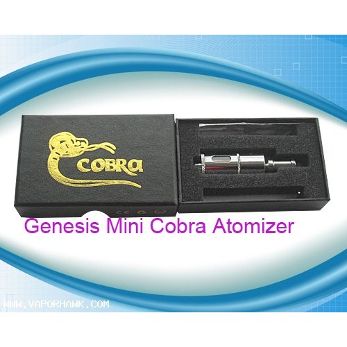 HOT PRODUCT 2.5ml Clear rebuildable tank atomizer Genesis Mini Cobra style 6 set x 13.4 USD for eGo-510 threading battery Free Shipping