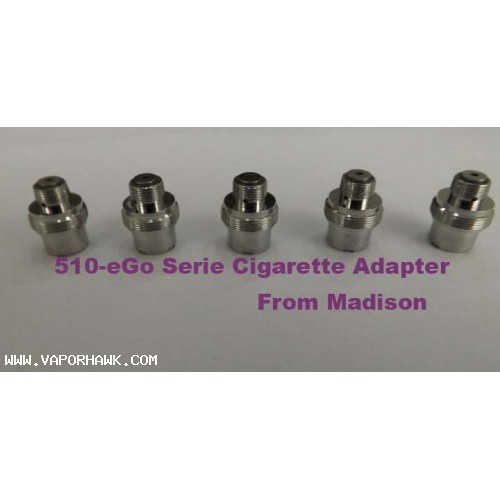 HOT DIY E Cigarette Adapter-510 battery to eGo screw threading adapter 30pc x 1.99 USD Free Shipping