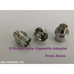 NEWEST DIY E Cigarette Adapter-510 battery to eGo screw threading adapter 15pc x 2.25 USD Free Shipping