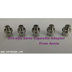 2013 NEWEST DIY E Cigarette Adapter-510 battery to eGo screw threading adapter 50pc x 1.8 USD Free Shipping
