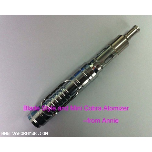 2013 Cheapest 2200mAh Blade e cigarette-Mini Cobra atomizer start kit Free Shipping