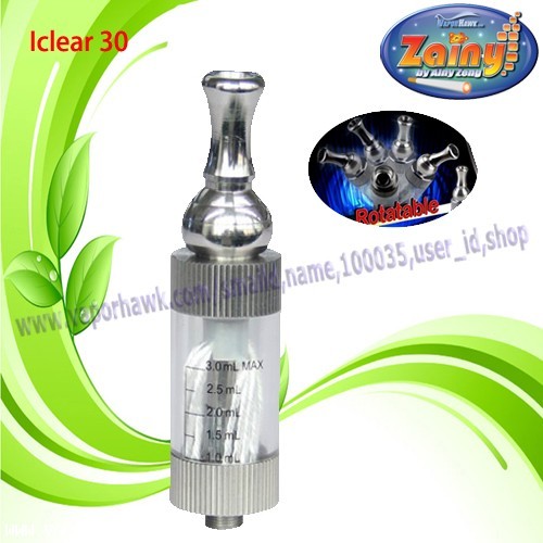 The cheap Innokin iClear 30 dual coil clearomizer with rotatable mouth piece 5packs x us9 dollars FREE SHIPPING World Wide