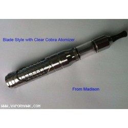HOT SALE 2200mAh Blade e cigarette-3.5ml clear Cobra atomizer start kit 8set  Free Shipping