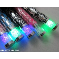 NEW Colourful Engraved e cig battery eGo with diamond crystal decoration Led battery 5PC X 13.4 US Dollar free shipping