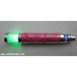 NEW Colourful Engraved e cig battery eGo with diamond crystal decoration Led battery 20PC X 12 US Dollars free shipping