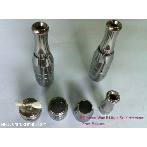 Deluxe Herbal Wax E Solid M5 Multifunction Bullet Atomzier with SS DRIP TIPS 80pcs Free Shipping