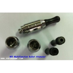 Deluxe Herbal Wax E Solid M5 Multifunction Bullet Atomzier with plastic DRIP TIPS Free Shipping