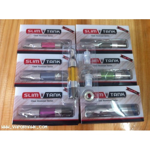 New atomizer in 2013 mega vapor 1.5ml DIY Slim Tank  Pro Tank 80SET X 6.9USD for 510 eGo battery Free shipping