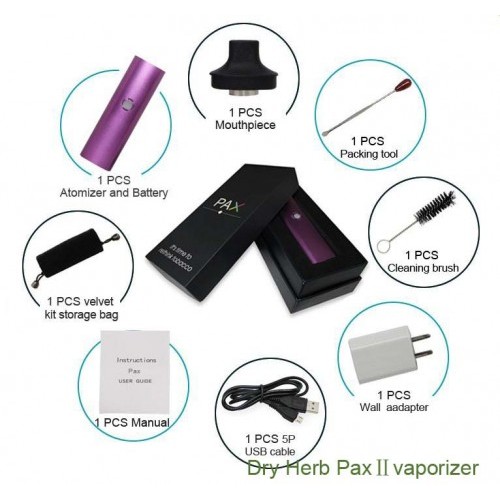 New 1000mAh Dry Herb Pax â…¡ Vaporizer 10SET X USD59 Free Shipping