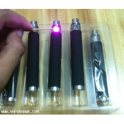 LED Light eGo V 3.2v 3.7v 4.2v Electronic Cigarette USB Passthrough Battery 10PC 650mAh 10PC X 8.9 Free Shipping