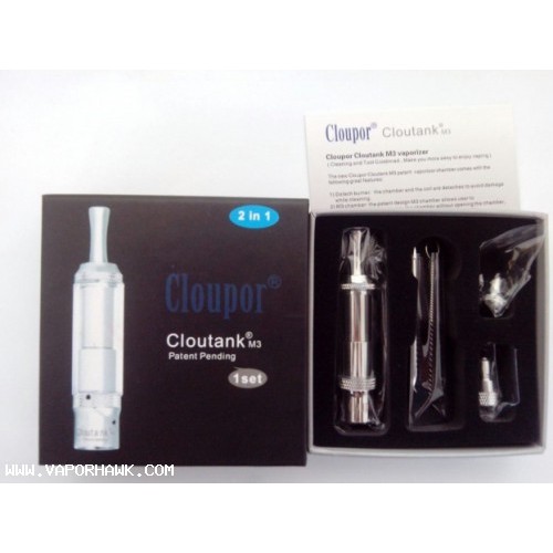 2014 DIY Dry herb vaporizer pen cloutank m3 kit 50set x 9 USD for 510 eGo threading battery Free Shipping