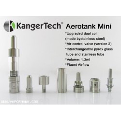 IN STOCK !Fast shipping 100% Original Authentic Kangertech Mini Aerotank  Airflow adjustable atomizer 20set x USD16.2 Free Shipping