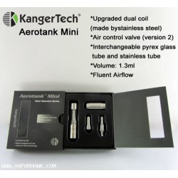 IN STOCK !Fast shipping 100% Original Authentic Kangertech Mini Aerotank  Airflow adjustable atomizer 5set x USD18.2 Free Shipping