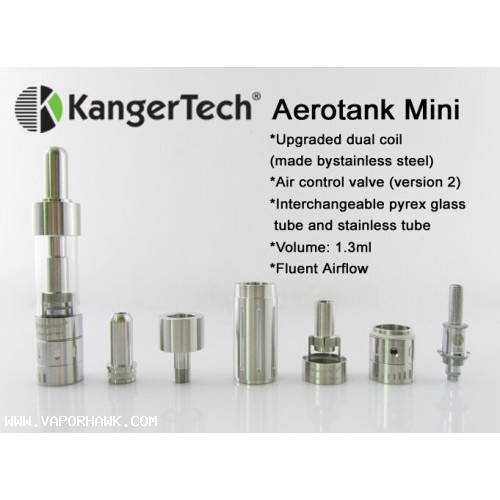IN STOCK !100% Original Authentic Kangertech Mini Aerotank airflow adjustable atomizer 5set x USD18.4 Free Shipping