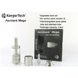 2014 100% Original Authentic Kangertech 3.8ml Aerotank Mega  airflow adjustable atomizer 10set x USD18.3 Free Shipping