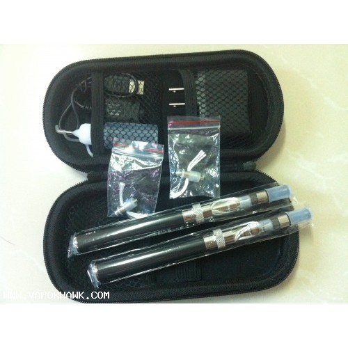 Cheapest 1100mAh Automatic eGo battery CE4+ Rebuildable atomizer electronic cigarette starter kit with eGo Portable leather case x1set 33.5USD Free Shipping