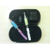 Cheapest Beautiful 900mAh eGo Q battery and Colorful Rebuildable Spirulina Vivi Nova atomizer electronic cigarette starter kit with eGo Portable leather case x1set 34.5USD Free Shipping