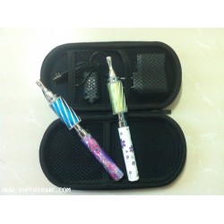 Cheapest Beautiful 900mAh eGo Q battery and Colorful Rebuildable Spirulina Vivi Nova atomizer electronic cigarette starter kit with eGo Portable leather case x1set 34.5USD Free Shipping