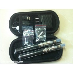 Cheapest 1100mAh Automatic eGo battery CE4+ Rebuildable atomizer electronic cigarette starter kit with eGo Portable leather case x1set 33.5USD Free Shipping