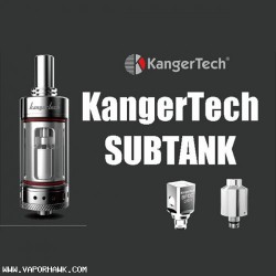 2015 New 100% Genuine New Stainless Kanger Subtank Atomizer 5sets x USD25.8 Free Shipping