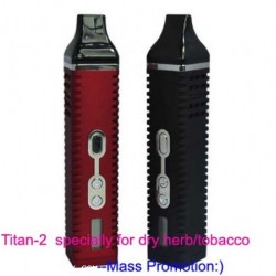 2015 New arrival 2200mAh New Dry Herb/tobacco Titan 2 Hebe Vaporizer 3set x USD37 Free Shipping