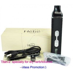 2015 New arrival 2200mAh New Dry Herb/tobacco Titan 2 Hebe Vaporizer 1set x USD38.5 Free Shipping