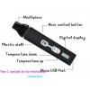 New arrival in 2015 2200mAh Dry Herb/tobacco LCD display Titan 2 Hebe Vaporizer 3set x USD36.8 Free Shipping by Hongkong Post